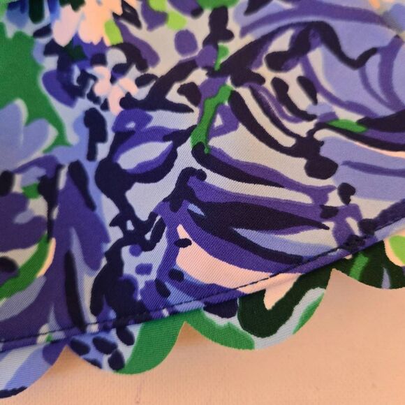 Lilly Pulitzer Women's High Rise Luxletic Perilla Athletic Skort Abaco Blue XL - Picture 6 of 12